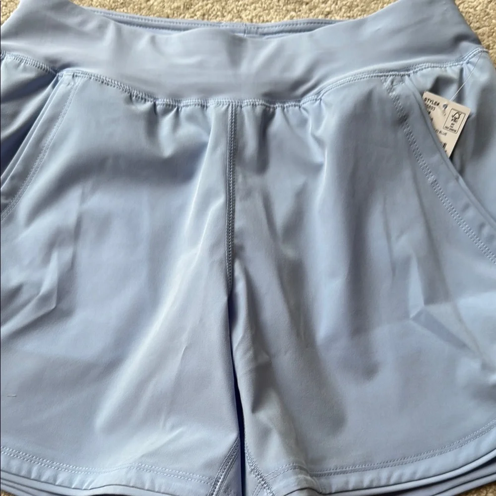 NEW LANDS’ END Soft Cloud Blue Women's Swim Shorts - Picture 9 of 9